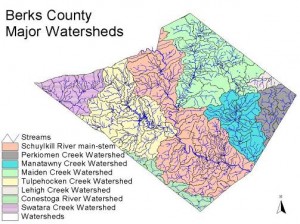 Berks County Major Watersheds Berks County Major Watersheds