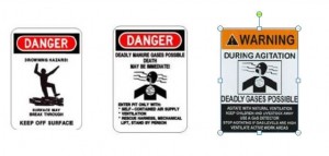 Manure Warning Sign 1-3